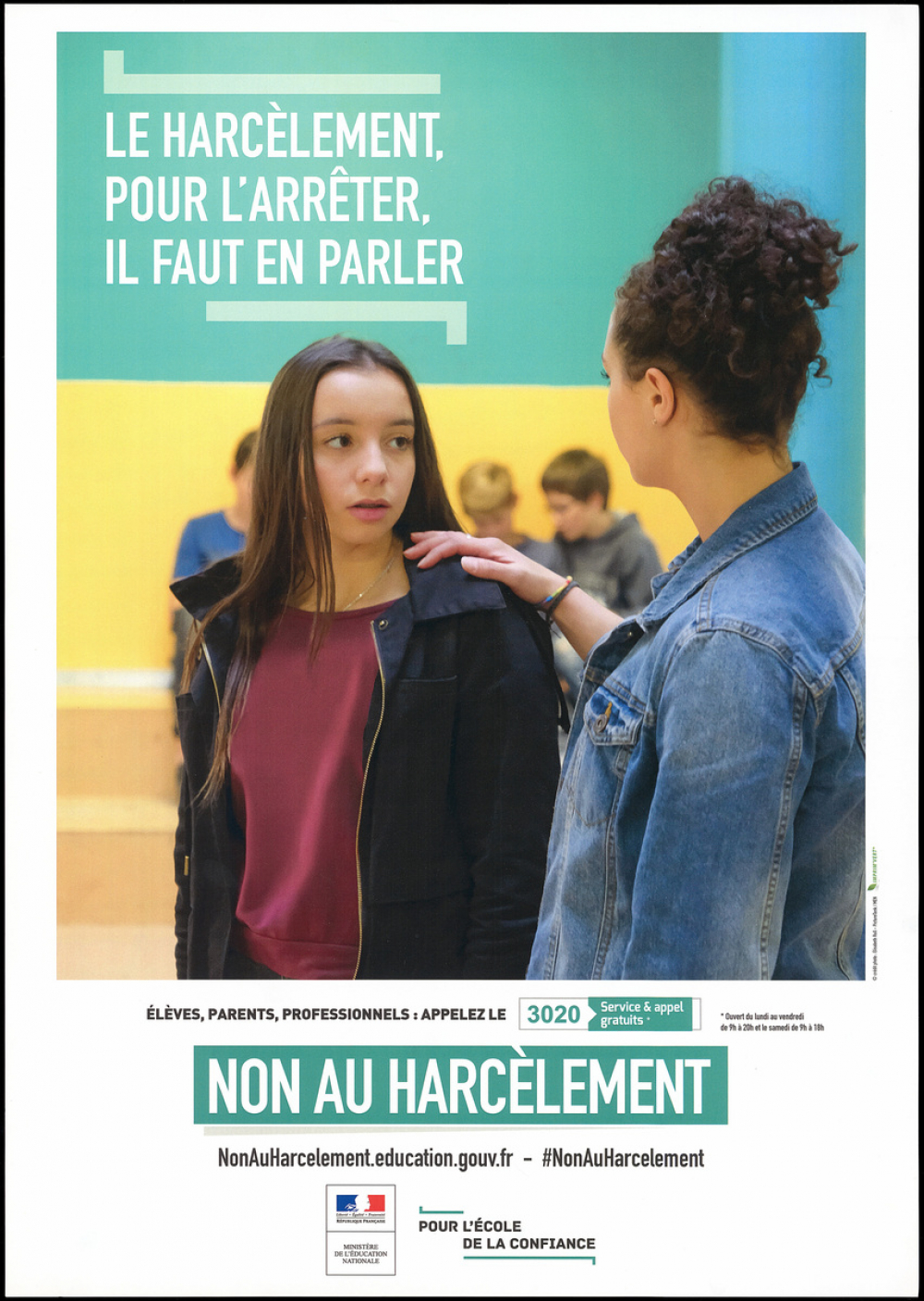 Le harcèlement, pour l'arrêter, il faut en parler.