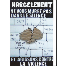 Harcèlement : ne vous murez pas dans le silence et agissons contre la violence