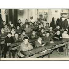 Ecole communale de garçons, Cuers : photographie de classe