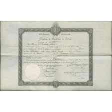 Diplôme de Bachelier ès Lettres