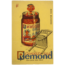 Buvard publicitaire. Confitures Remond.