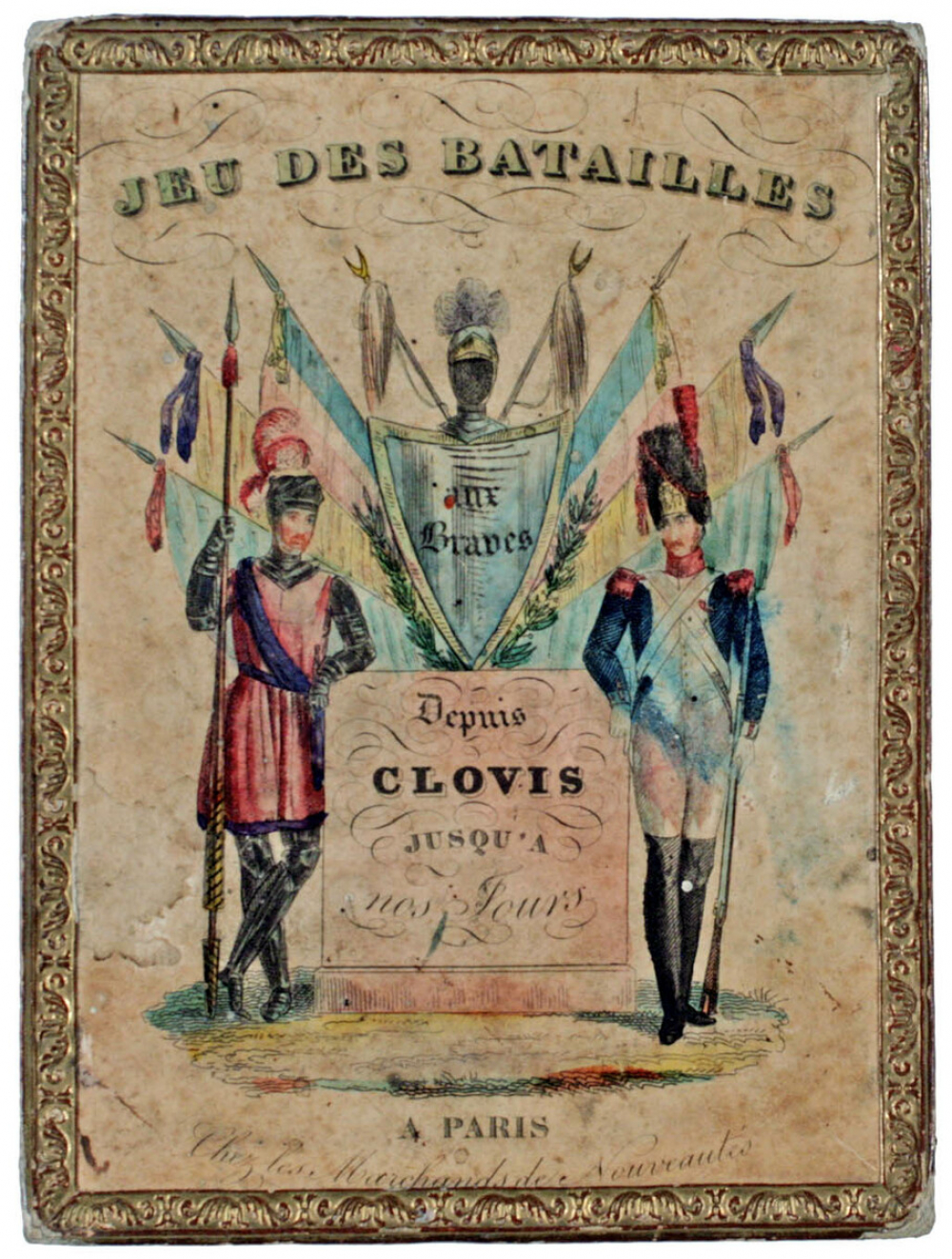 Jeu des batailles depuis Clovis jusqu'à nos jours.