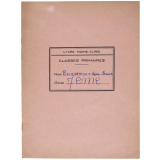 Carnet de notes et de correspondance. Lycée Marie-Curie. 