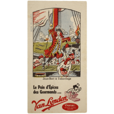 Buvard publicitaire. Jean Bart à l'abordage. Van Lynden.
