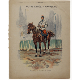 Position du cavalier à cheval - Notre armée. Cavalerie.