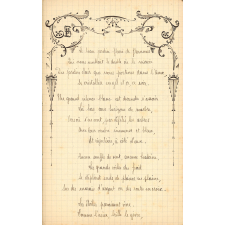 Carnet de poésies. 