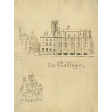 Le collège. Collège Henri IV à Paris.