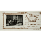 Buvard publicitaire. La Confiance. Le baptême.