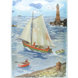 Tableau mural : Images de la vie. Le Bateau.