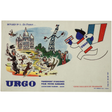 Buvard publicitaire. Urgo. En France.