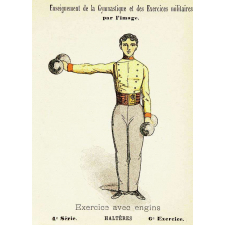 Enseignement de la gymnastique et des exercices militaires.