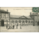 744. Lanquetot (S.I.). La Mairie et l'Ecole.