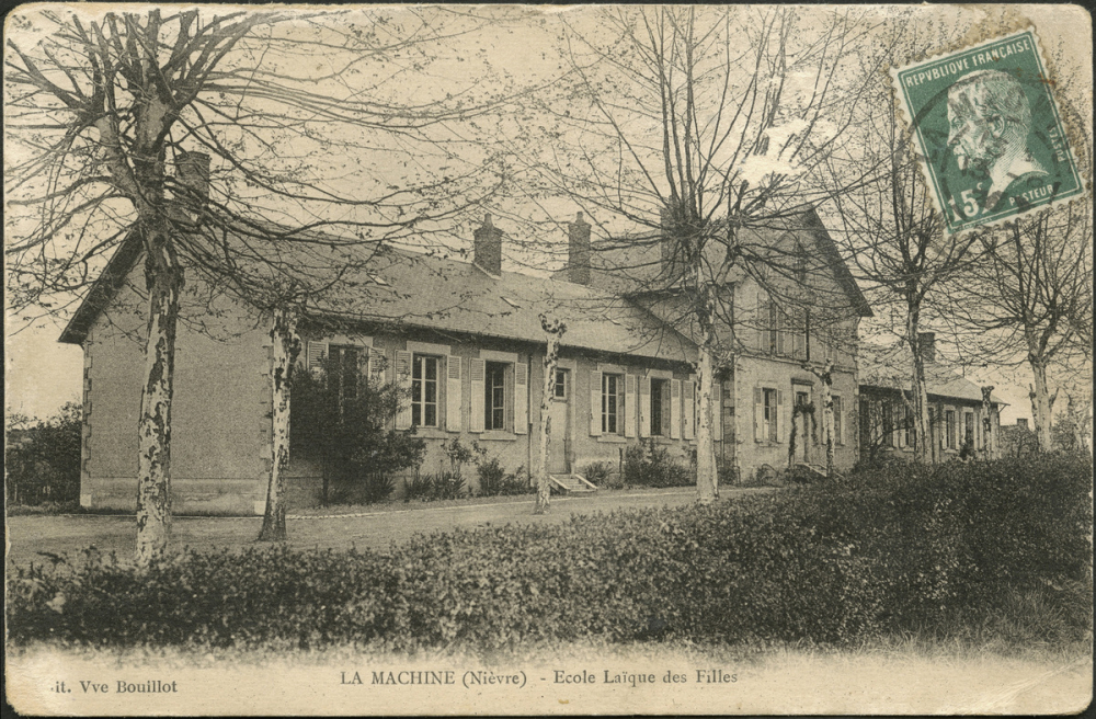 La Machine (Nièvre). Ecole Laïque des Filles.