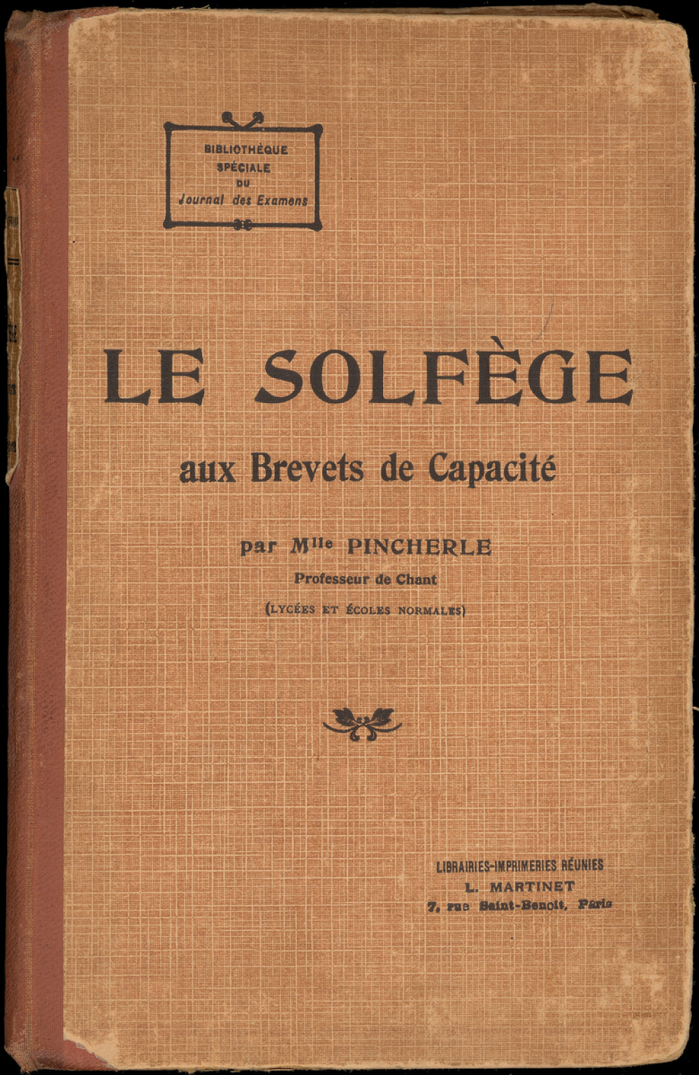 Le solfège aux brevets de capacité.