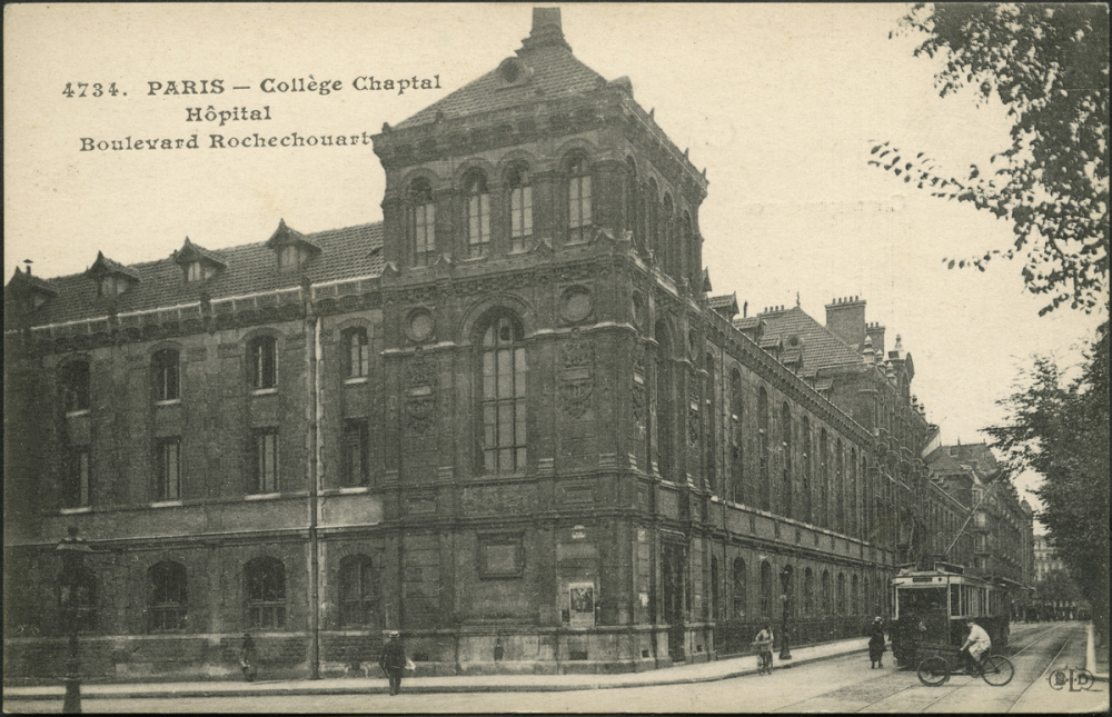 4734. Paris. Collège Chaptal. Hôpital. Boulevard Rochechouart.