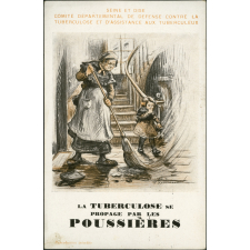 La Tuberculose se propage par les poussières.