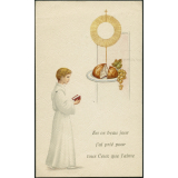 Image religieuse. En ce beau jour j'ai prié pour tous ceux que j'aime.