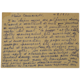 Manuscrit autographe. 