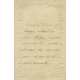 Cahier d'écriture. 