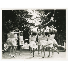 Leçon de danse. 