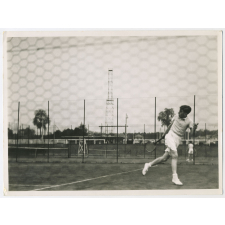 Partie de tennis.