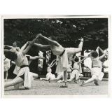 Leçon de danse. 