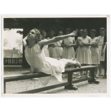 Leçon de danse. 