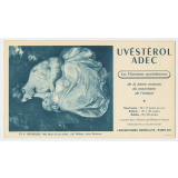 Buvard publicitaire. Reynolds - Mrs Hoare et son enfant. Uvestérol Adec.