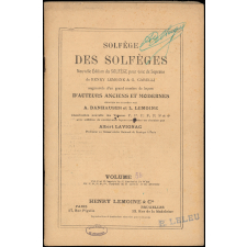 Solfège des Solfèges - Nouvelle Édition du Solfège pour voix de Soprano, augmentée d'un grand nombre de leçons d'auteurs anciens et modernes - Volumes 5B.