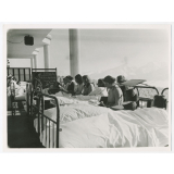 Sanatorium. La classe sur la terrasse.