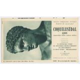 Buvard publicitaire. Bronze du IVe siècle avant J.-C. (détail). Coquelusédal.