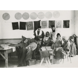 Ghardaïa. Ecole de broderie sur cuir (Pères Blancs).