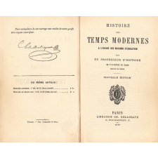 Histoire des temps modernes à l'usage des maisons d'éducation.
