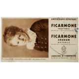 Buvard publicitaire. Larivière - Portrait d'Edmond Larivière (1823). Ficarmone.