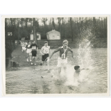 Course à pied (demi-fond) : traversée d’un cours d’eau