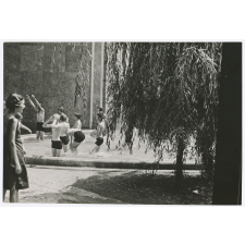 Suresnes. Barbotoire extérieure à l'Ecole de plein air.