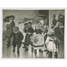 Sortie d'école. 
