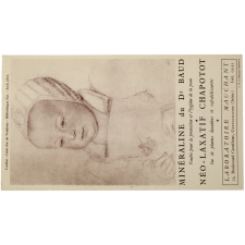 Buvard publicitaire. Foullon - César duc de Vendôme. Minéraline du Dr Baud.