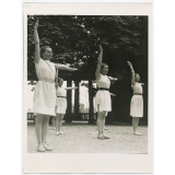 Leçon de danse. 