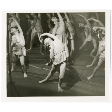 Leçon de danse. 