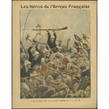 Le Sergent Bobillot au siège de Tuyen-Quan (1885) - Les Héros de l'Armée Française. N°16.