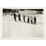 La section féminine et la section scolaire de ski d'école.