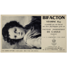 Buvard publicitaire. Murillo - Le divin pasteur. Bifacton.