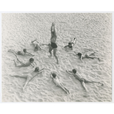 Sur la plage.