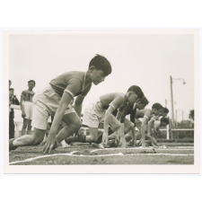 Stade Miko. Brevet sportif populaire. Départ de course 40 m. 