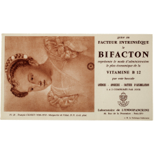 Buvard publicitaire. François Clouet - Marguerite de Valois. Bifacton.