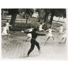 Leçon de danse.