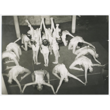 Leçon de danse. 