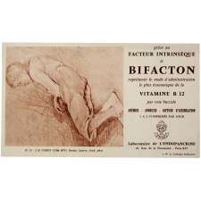 Buvard publicitaire. Corot - Dessin. Bifacton.