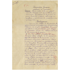 Devoir de composition française. 